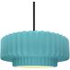 Radiance 1 Light 14.5 inch Reflecting Pool and Matte Black Pendant Ceiling Light