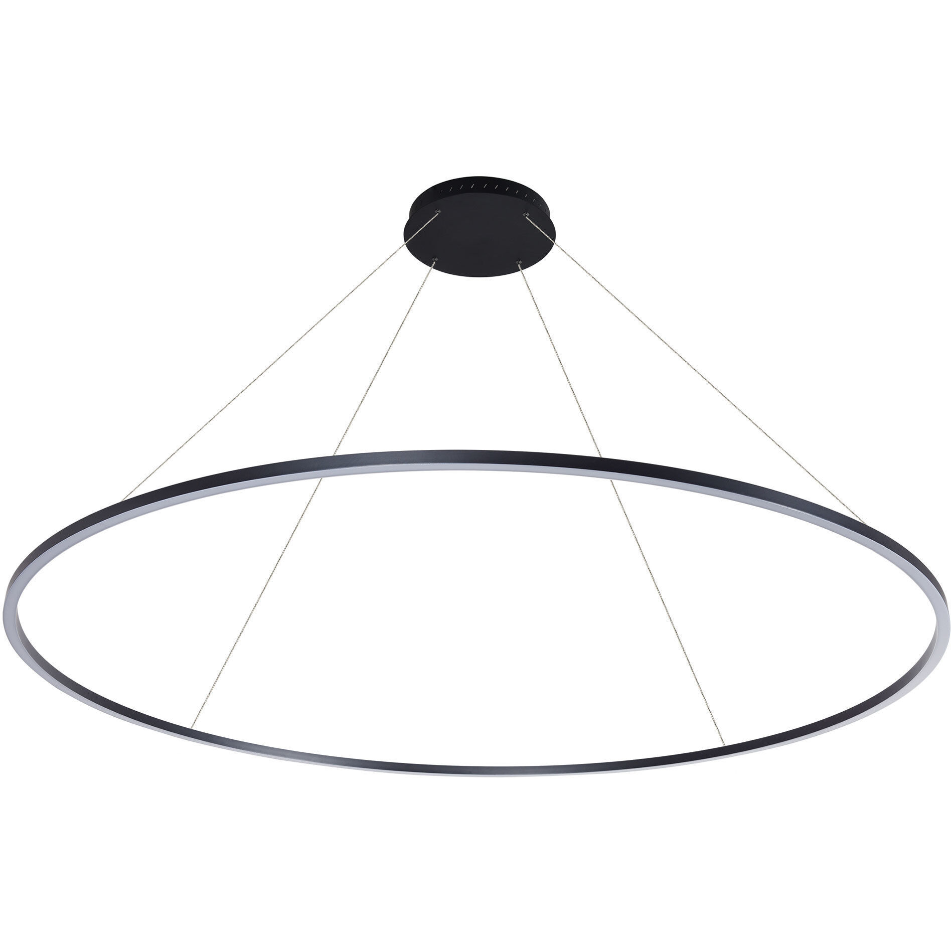 Tania 72 inch Black Chandelier Ceiling Light
