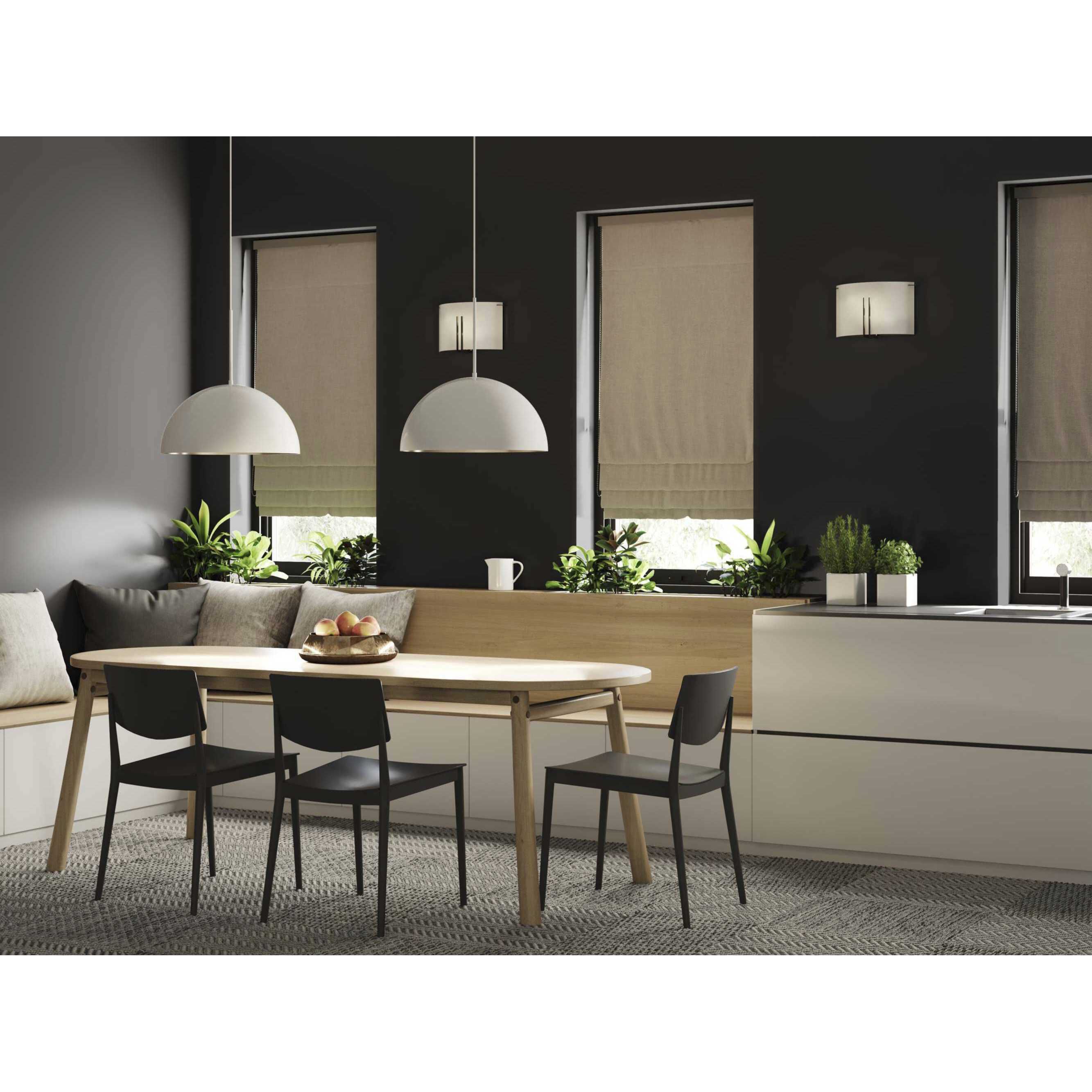 Modern Glass Sconce 2 Light 4 inch Matte Black ADA Wall Sconce Wall Light