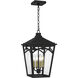 Jaxon 4 Light 10.75 inch Western Bronze Outdoor Hanging Lantern