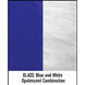 Glasgow 2 Light 12 inch Slate Flush Mount Ceiling Light in Blue and White Opalescent