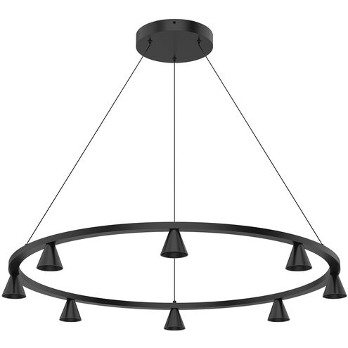 Dune LED 33.25 inch Black Chandelier Ceiling Light
