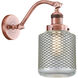 Franklin Restoration Stanton 1 Light 6 inch Antique Copper Sconce Wall Light, Franklin Restoration