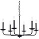 Cohen 6 Light 30 inch Black Pendant Ceiling Light