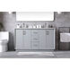Hayes 60 X 22 X 35 inch Grey Vanity Sink Set