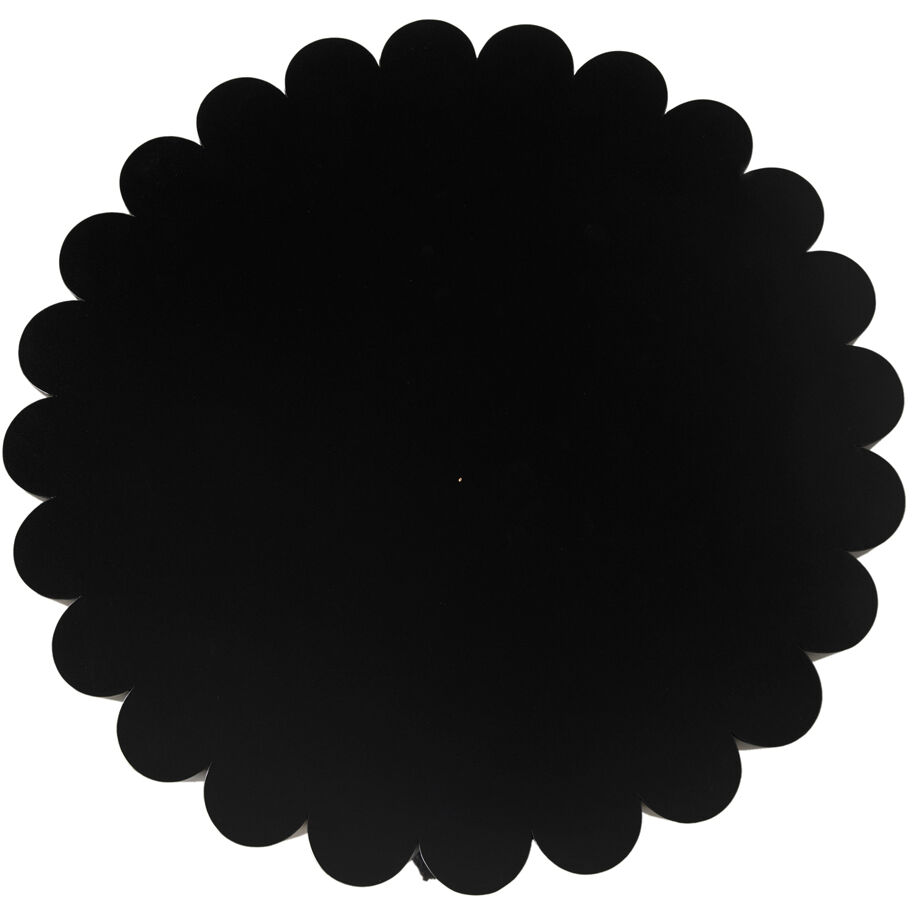 Rose 34 X 34 inch Matte Black Coffee Table