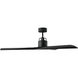 Alma 52 inch Midnight Black Indoor/Outdoor Ceiling Fan