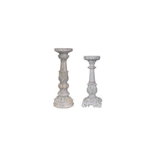 Victorian 19 X 7 inch Candleholders, Set of 2