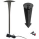 Round 12 5.8 watt Bronze Path and Area Light in 3000K Warm White LED, WAC Landscape