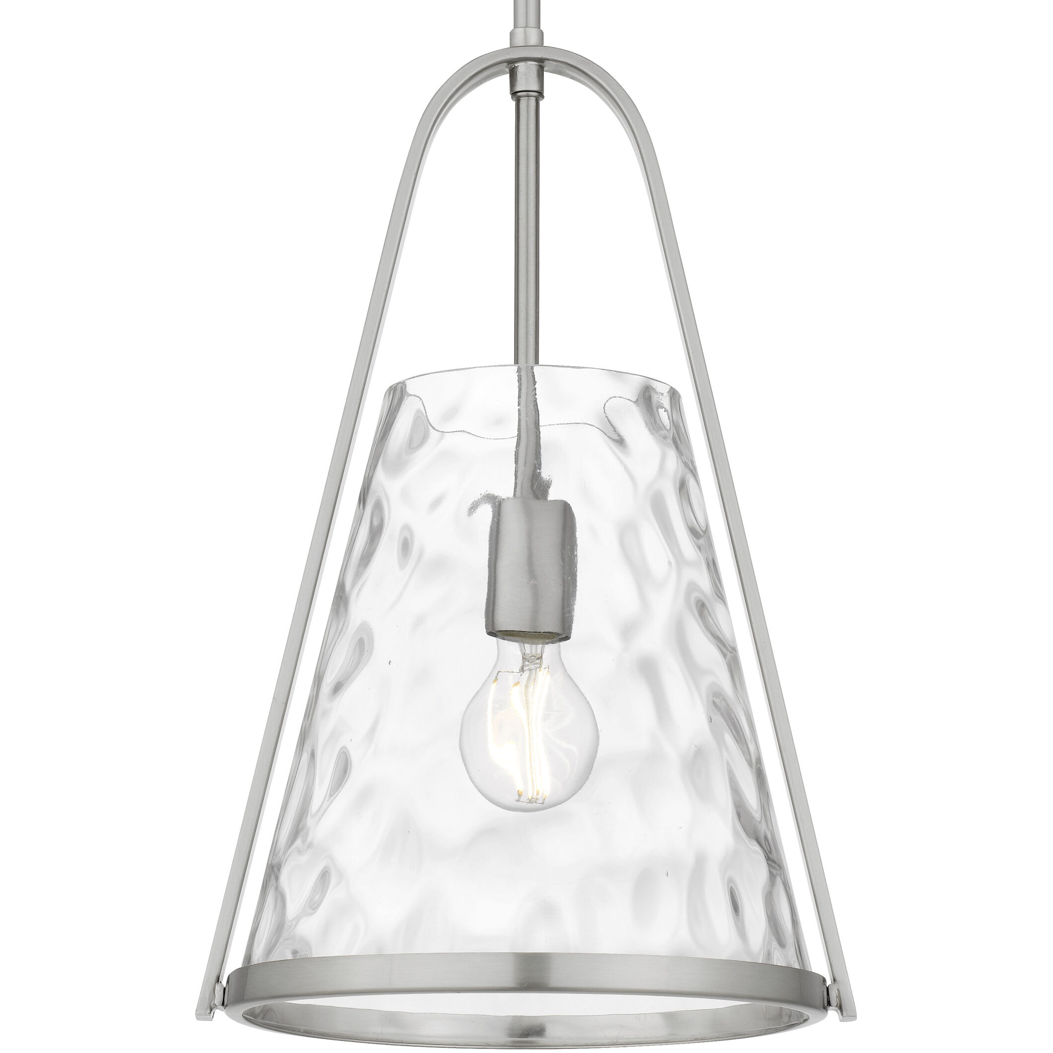 Briley 1 Light 11.5 inch Brushed Nickel Mini Pendant Ceiling Light