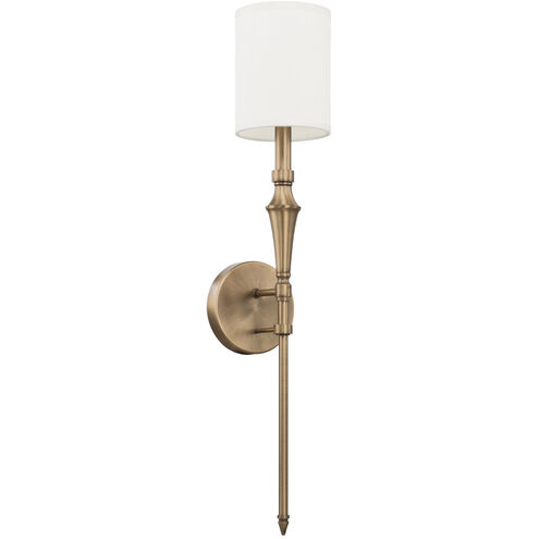 Amelia 1 Light 5 inch Aged Brass Sconce Wall Light
