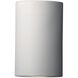 Ambiance Cylinder LED 8.25 inch Vanilla Gloss Corner Wall Sconce Wall Light