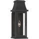 Talburn 1 Light 16.25 inch Sand Coal Black Outdoor Wall Lantern