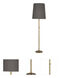 Rico Espinet Buster 79.5 inch 200 watt Aged Brass Floor Lamp Portable Light in Smoke Gray