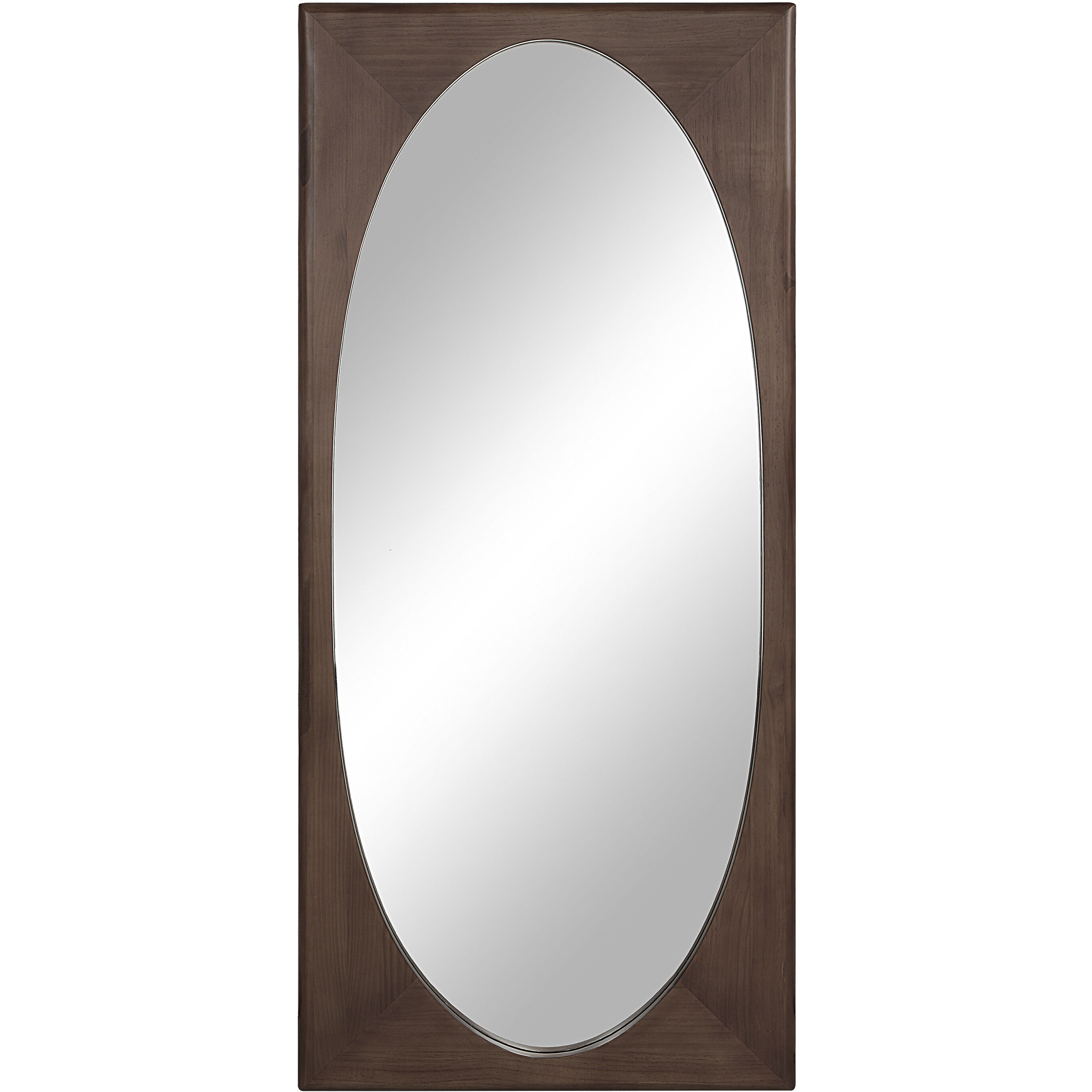 Sitia 68 X 30 inch Walnut Wall Mirror