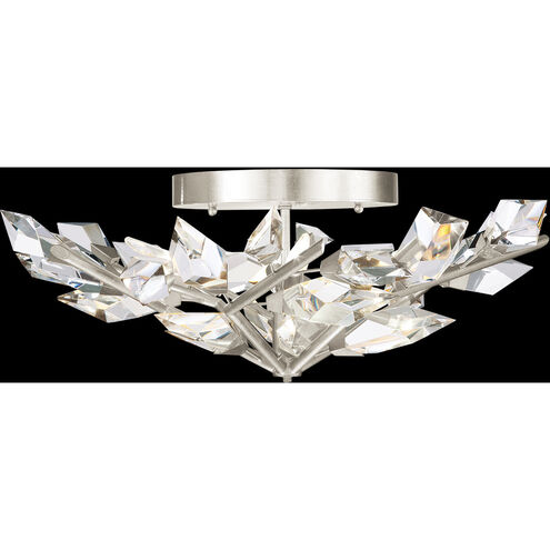 Foret 4 Light 31 inch Silver Flush Mount Ceiling Light
