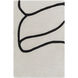 Jason Wu 36 X 24 inch Slate / Light Silver / Black Handmade Rug in 2 x 3