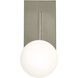 Metropolitan 1 Light 5 inch Satin Nickel Wall Sconce Wall Light