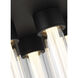 Sean Lavin Kola LED 13 inch Nightshade Black Flush Mount Ceiling Light in LED 90 CRI 2700K 120V, Integrated LED