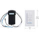 AC Standard White Handheld Remote Control System, Full Function
