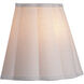 Scalloped Wall Sconce Wall Light in White Linen