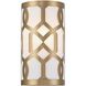 Jennings 1 Light 6.5 inch Aged Brass ADA Sconce Wall Light