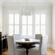Broche 6 Light 27 inch Matte White Chandelier Ceiling Light