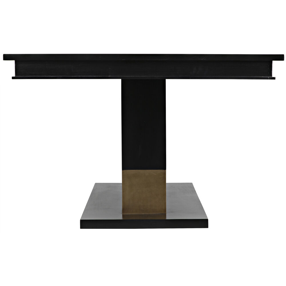Ravenko 90 X 44.5 inch Hand Rubbed Black Dining Table