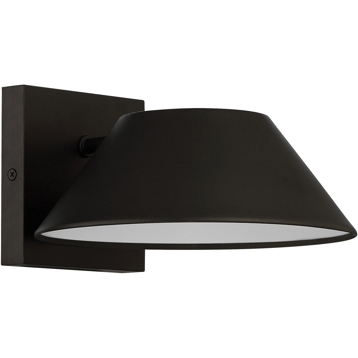 Solano LED 5 inch Black Outdoor Wall Sconce