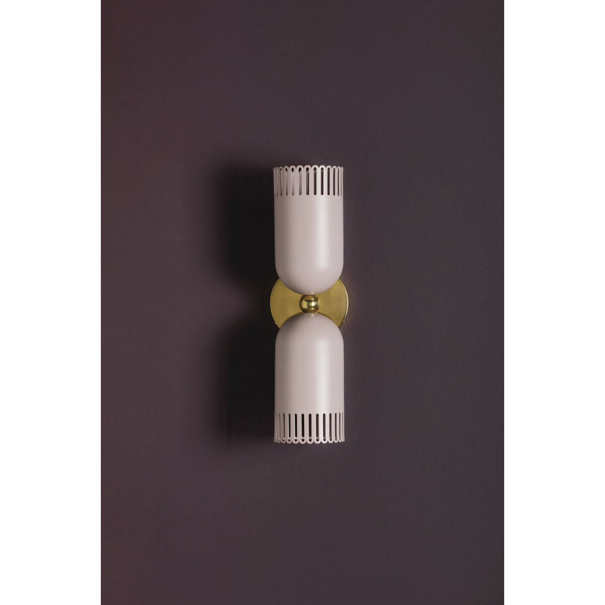 Liba 2 Light 4.75 inch Aged Brass/Soft Peignoir Wall Sconce Wall Light