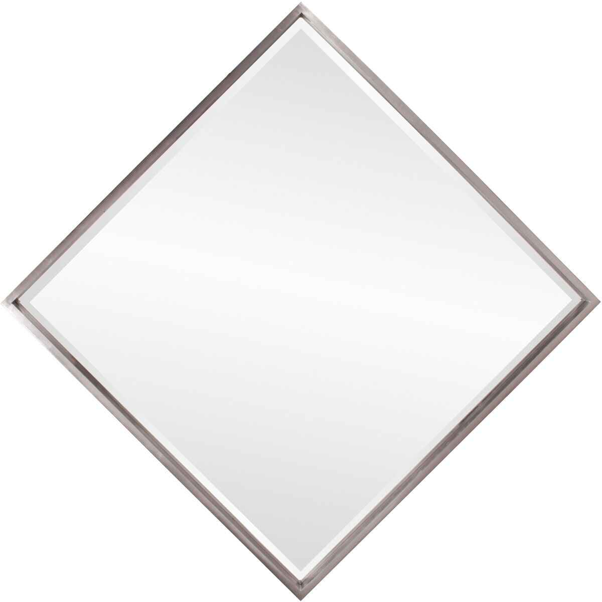 Isa 40 X 40 inch Bright Nickel Wall Mirror