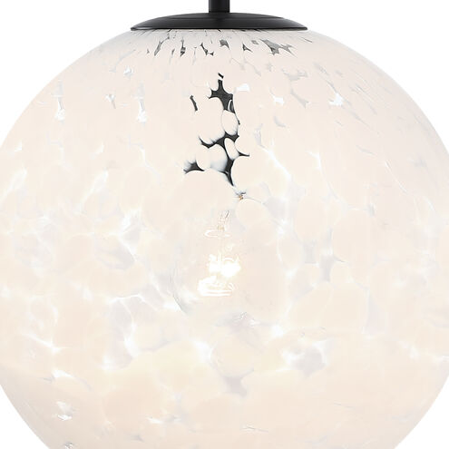 Circo 1 Light 14 inch Matte Black Pendant Ceiling Light