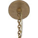 Moda 12 Light 32 inch Rustic Gold Chandelier Ceiling Light