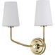 Cordello 2 Light 16.00 inch Wall Sconce