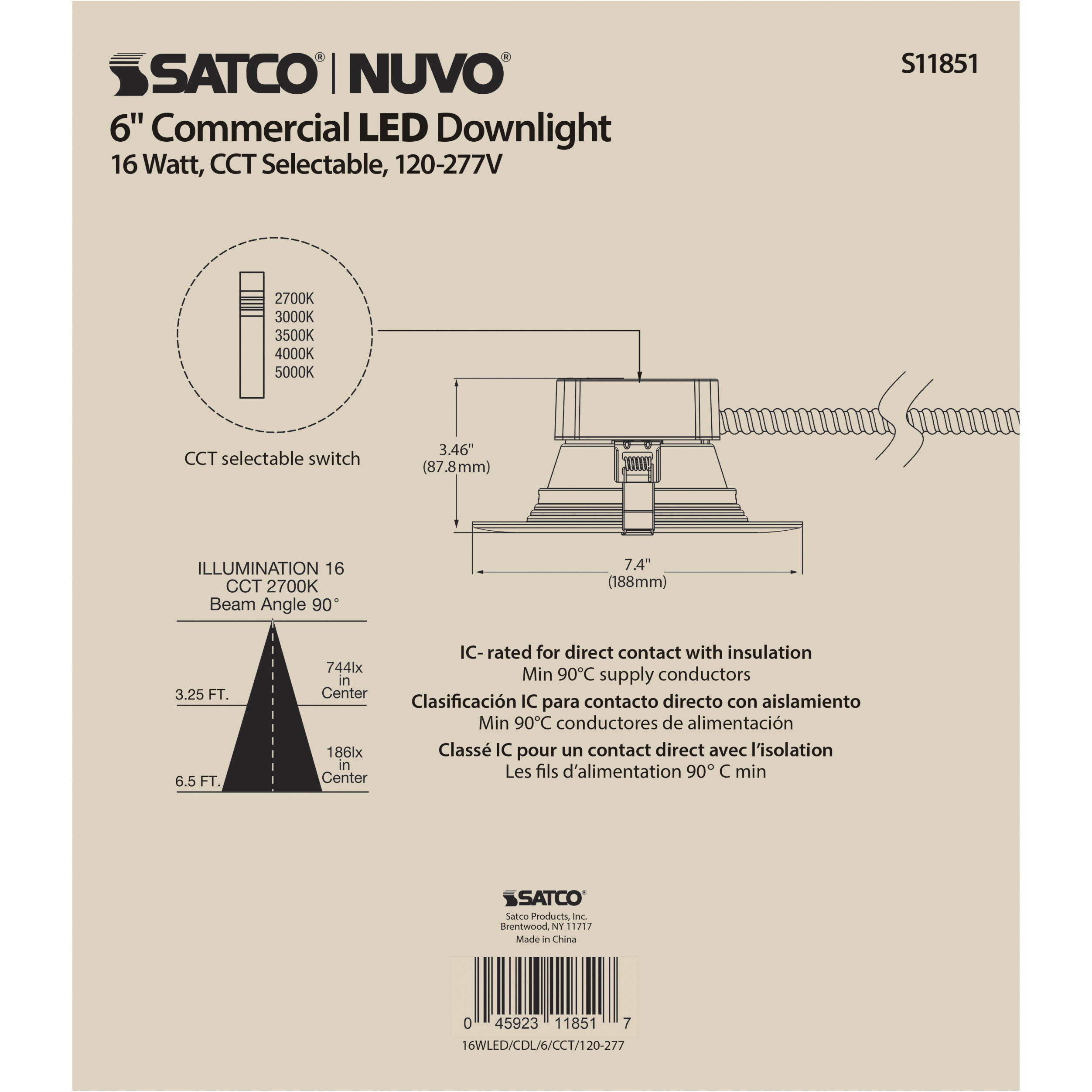 Edgewood Integrated White Recessed