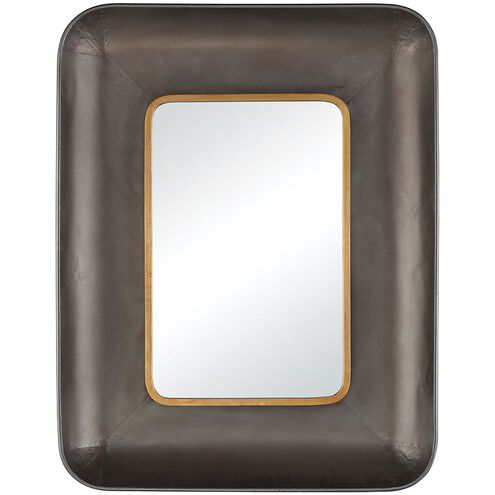 Alder 37.5 X 27.5 inch Mirror with Dark Bronze and Gold Wall Mirror