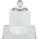 Serving Platter 4 X 4 inch Clear Platter, Set of 2