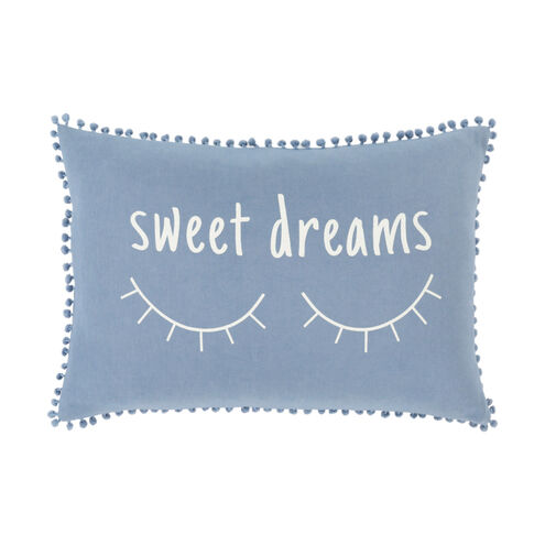 Dreamy 18 X 12 inch Sky Blue/White Pillow Kit, Lumbar