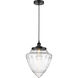 Edison Bullet LED 12 inch Matte Black Mini Pendant Ceiling Light