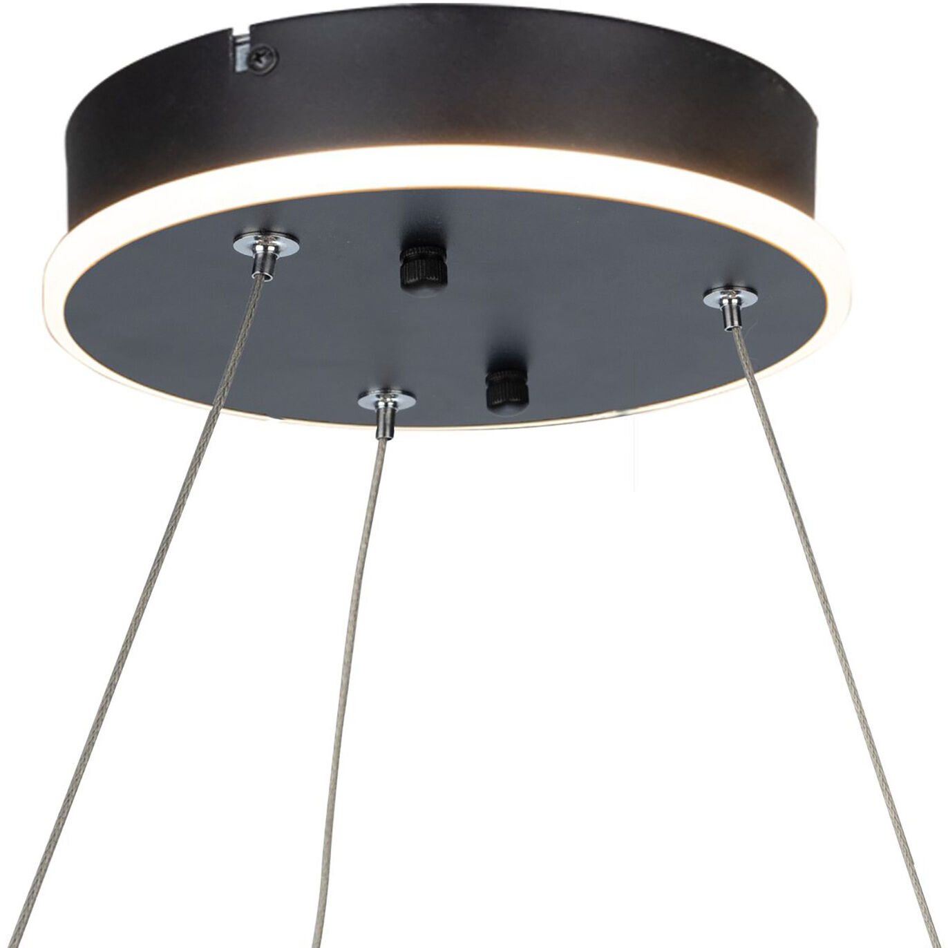Sirius LED 19.75 inch Black Chandelier Ceiling Light