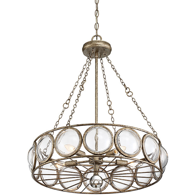 Warwick 5 Light 24 inch Brittannia Gold Chandelier Ceiling Light
