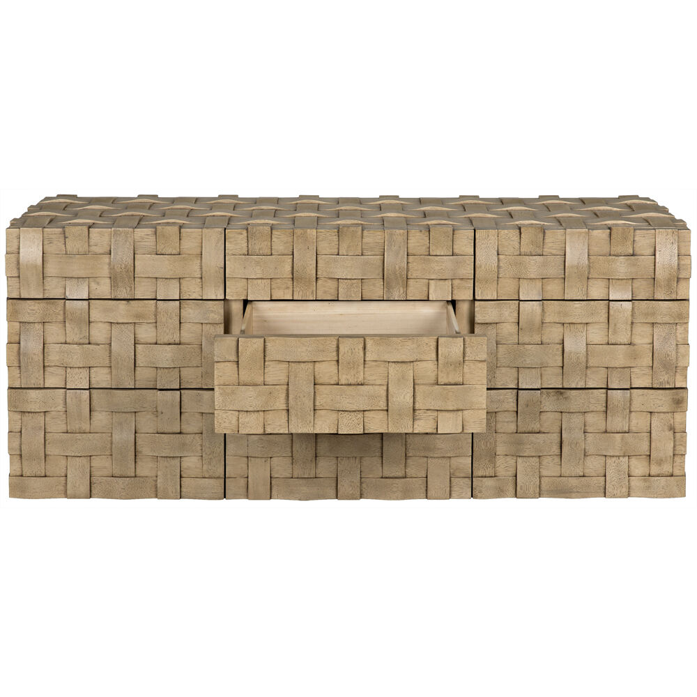 Weave 72.5 X 23 inch Bleached Walnut Sideboard