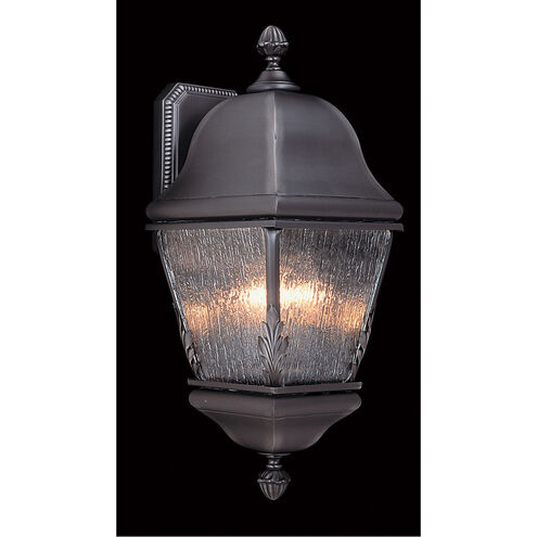 Coeur De Lion 3 Light 19 inch Iron Exterior Wall Mount
