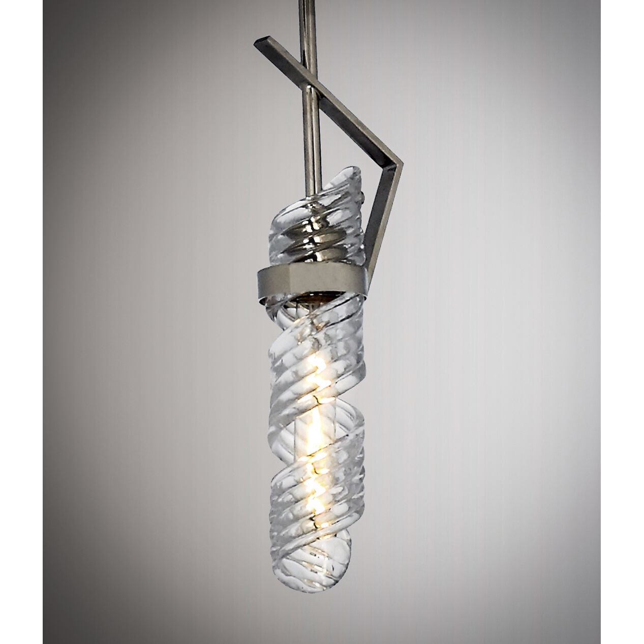 Milano 1 Light 5.5 inch Polished Nickel Single Pendant Ceiling Light