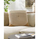 Eternity 22 X 22 inch Beige / Brown Accent Pillow