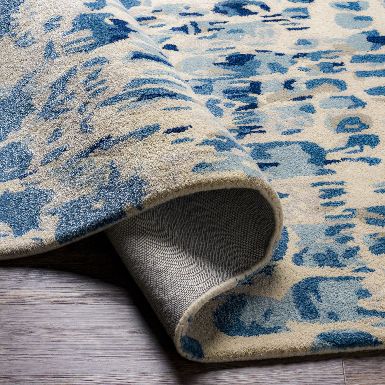 Kavita 216 X 144 inch Navy Rug in 12 x 18, Rectangle