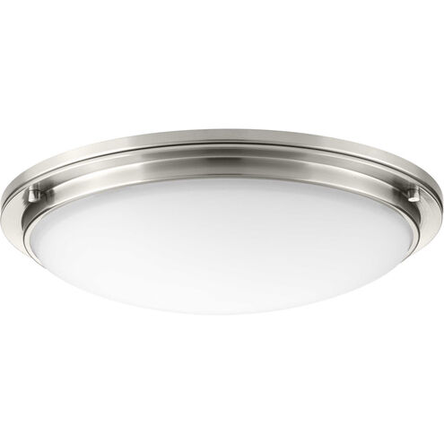 Apogee LED 21 inch Brushed Nickel Flush Mount Ceiling Light, Progress LED