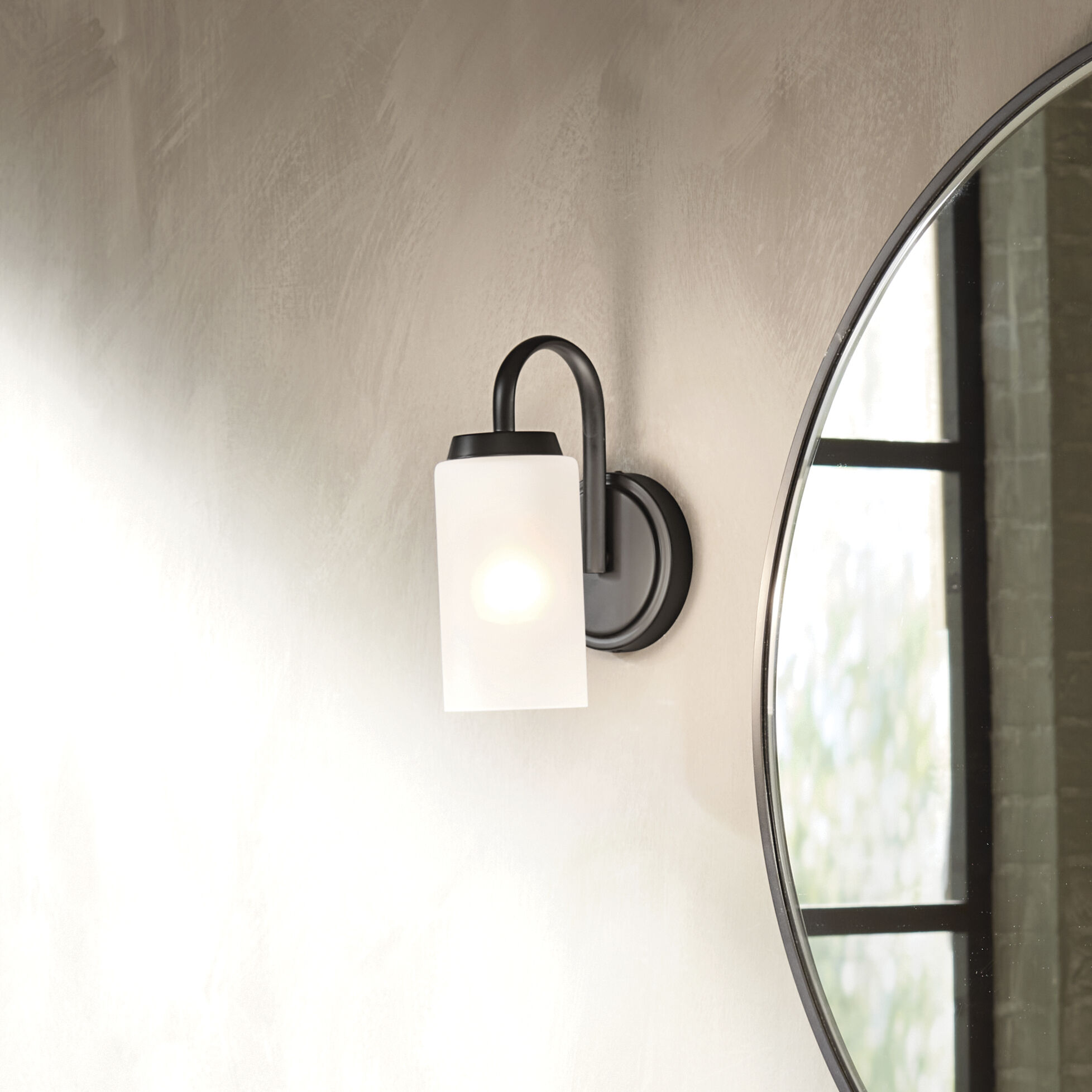 Kennewick 1 Light 4.75 inch Black Wall Sconce Wall Light