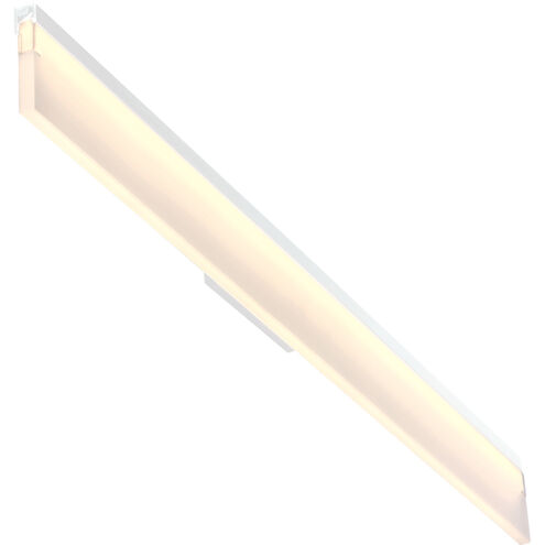 Lange 35 inch Matte White Vanity Light Wall Light