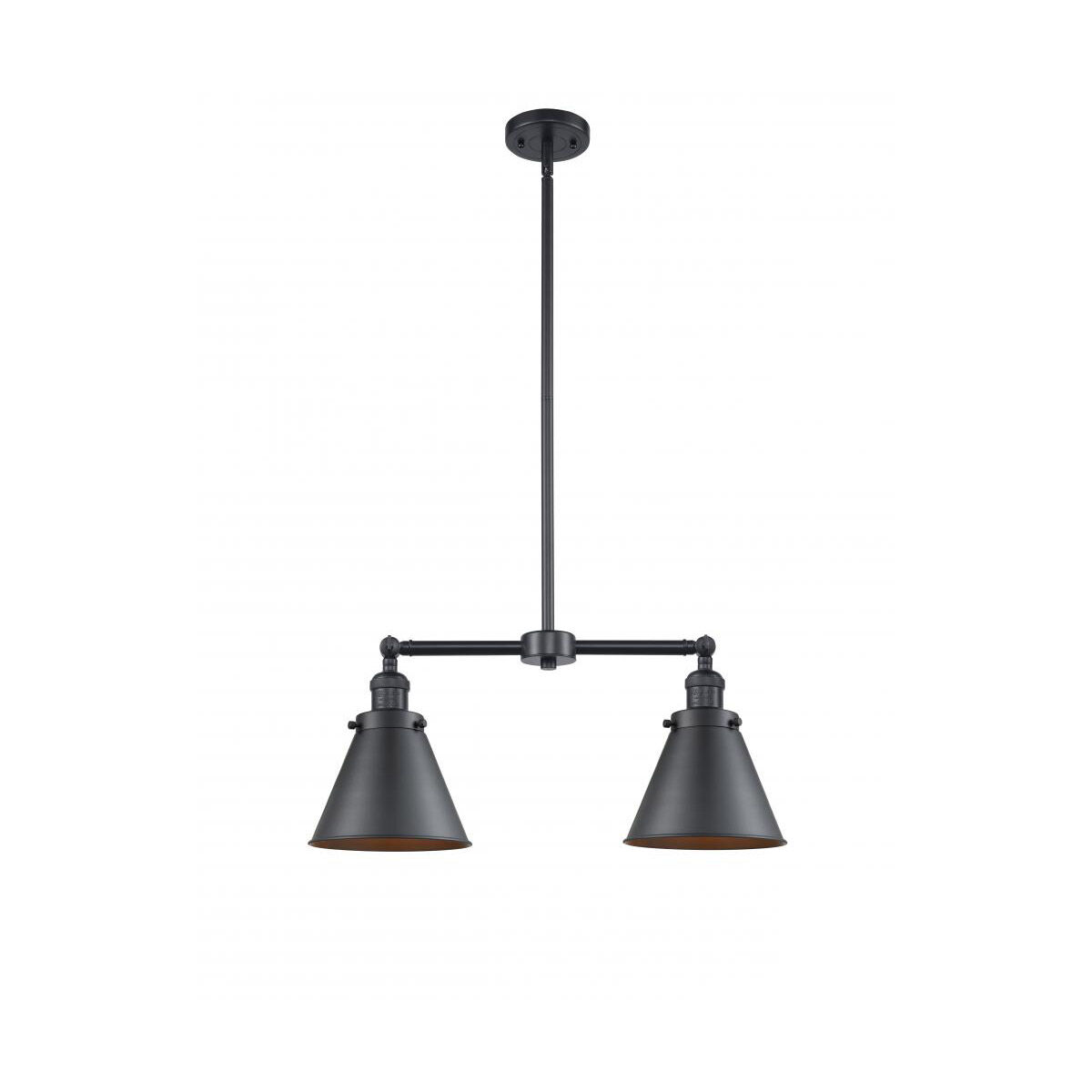 Franklin Restoration Appalachian LED 23 inch Matte Black Chandelier Ceiling Light, Franklin Restoration
